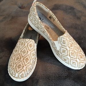 Clarks Step Glow Slip Woven Espadrilles